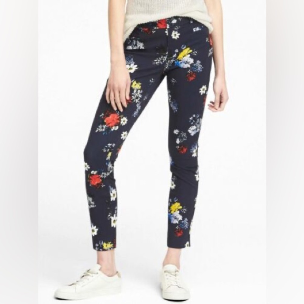 Banana Republic Floral Sloan Pants